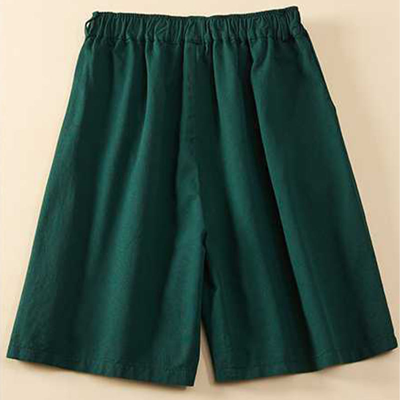 Breathable Cotton Wide-Leg Mindful Movement Shorts