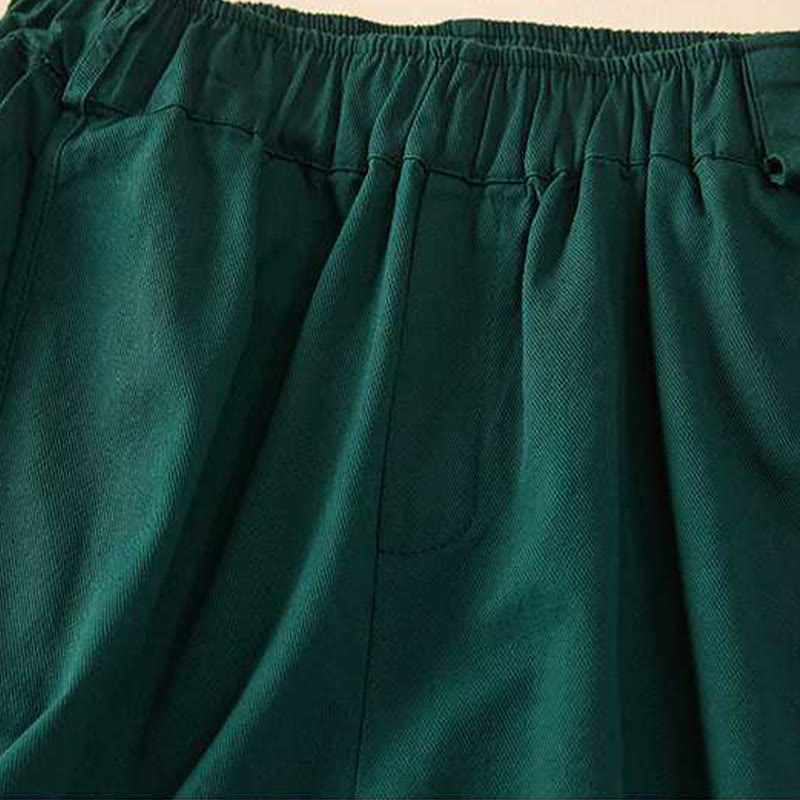 Breathable Cotton Wide-Leg Mindful Movement Shorts