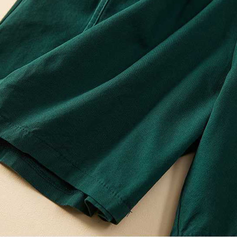 Breathable Cotton Wide-Leg Mindful Movement Shorts