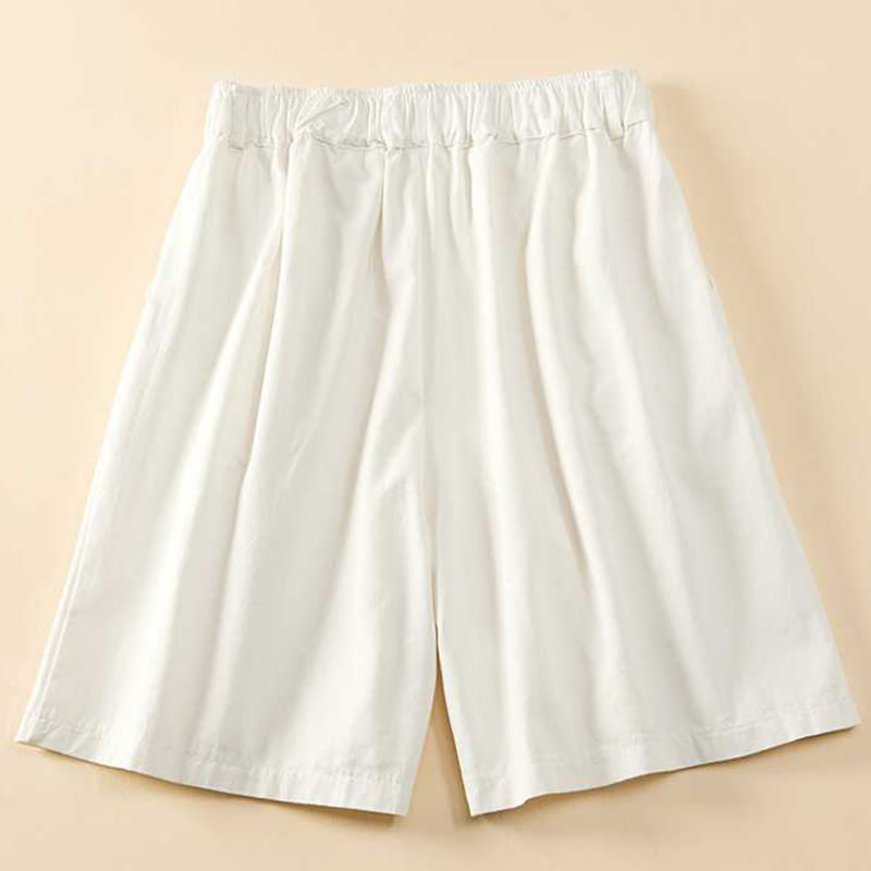 Breathable Cotton Wide-Leg Mindful Movement Shorts