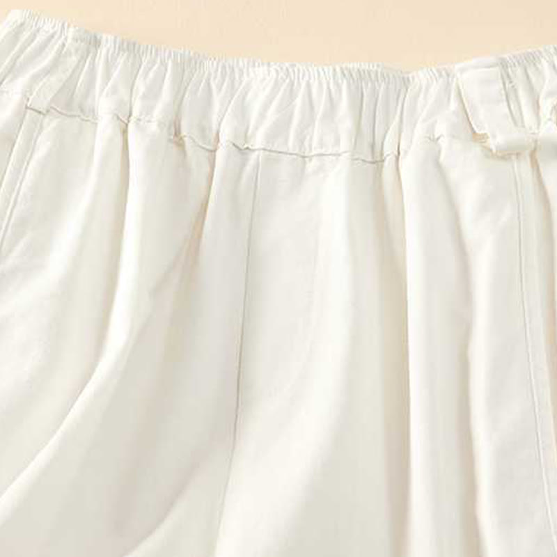 Breathable Cotton Wide-Leg Mindful Movement Shorts