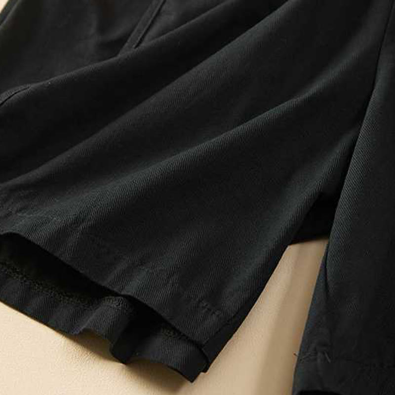 Breathable Cotton Wide-Leg Mindful Movement Shorts