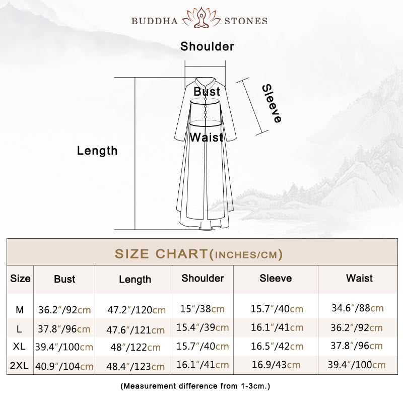 Embroidered Chiffon Zen Meditation Midi Dress and Pants