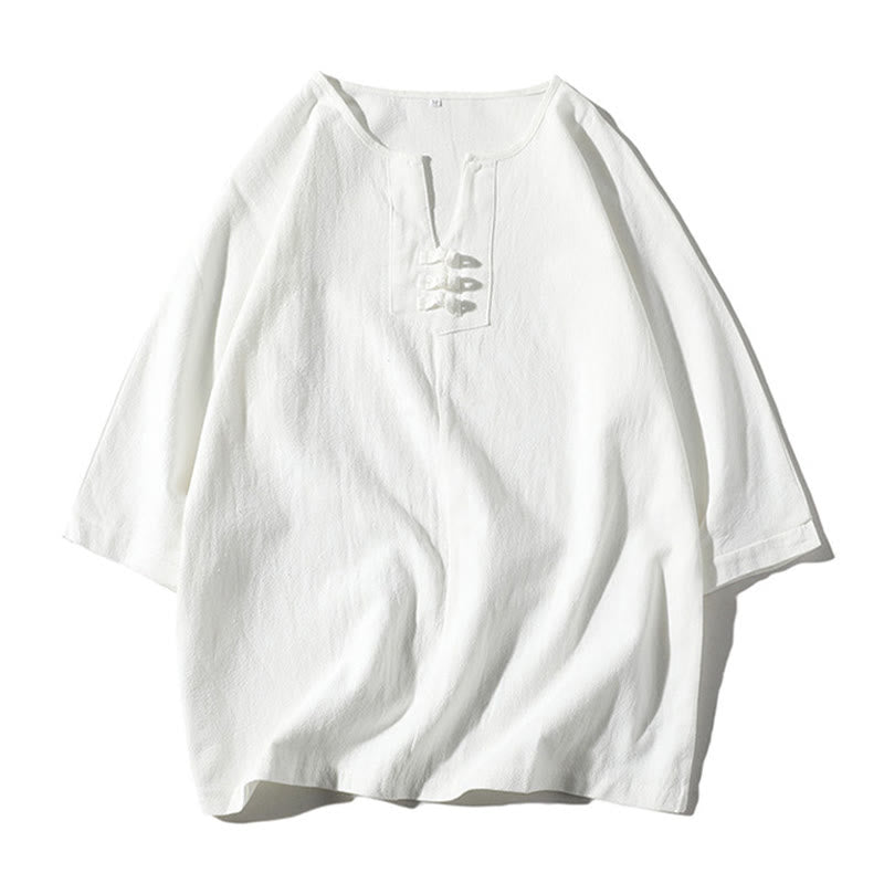 Cotton Linen Wide-Leg Mindful Meditation Set