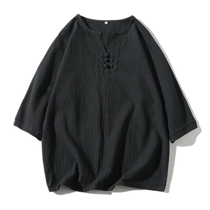 Cotton Linen Wide-Leg Mindful Meditation Set
