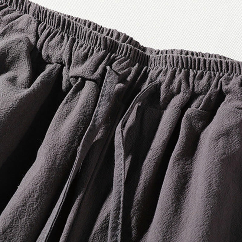 Cotton Linen Wide-Leg Mindful Meditation Set