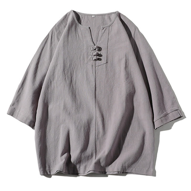 Cotton Linen Wide-Leg Mindful Meditation Set
