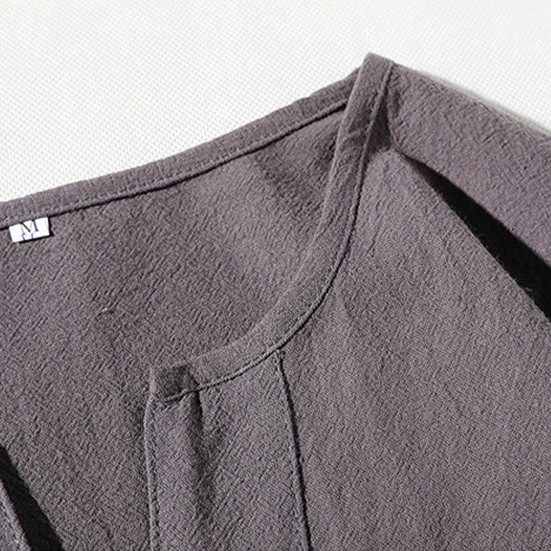 Cotton Linen Wide-Leg Mindful Meditation Set