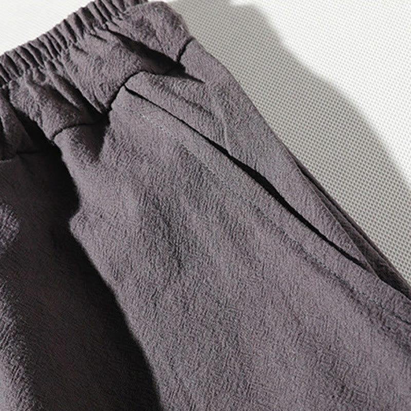 Cotton Linen Wide-Leg Mindful Meditation Set