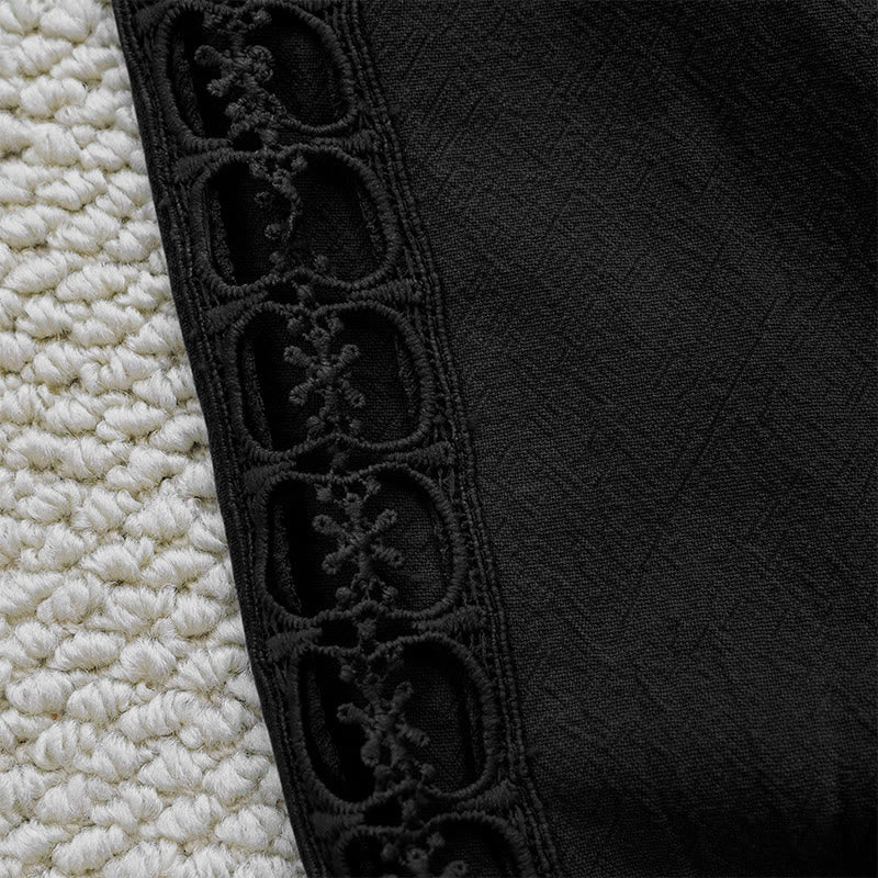 Breathable Cotton Linen Tapered Mindful Movement Pants