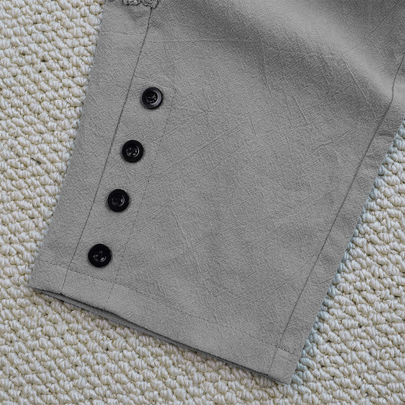 Breathable Cotton Linen Tapered Mindful Movement Pants