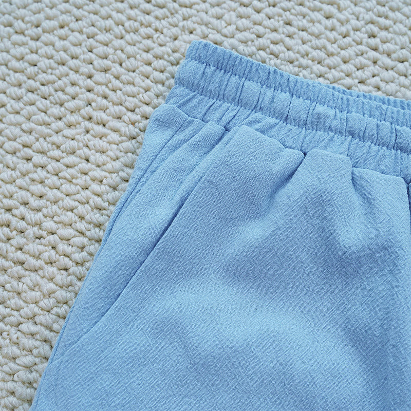 Breathable Cotton Linen Tapered Mindful Movement Pants