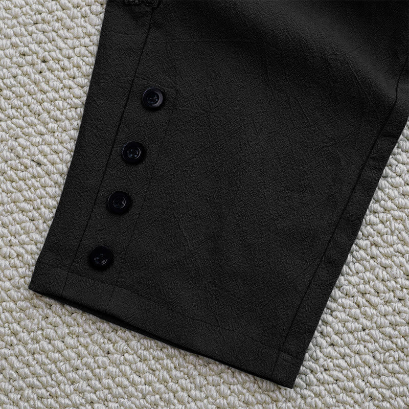 Breathable Cotton Linen Tapered Mindful Movement Pants