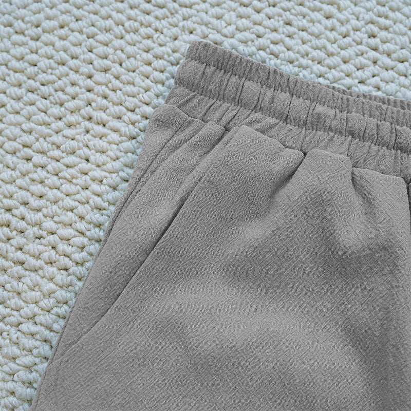 Breathable Cotton Linen Tapered Mindful Movement Pants