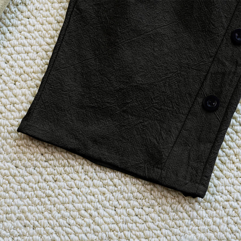 Breathable Cotton Linen Tapered Meditation Pants