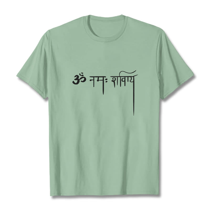 Sanskrit Namah Shivaya Tee T-shirt