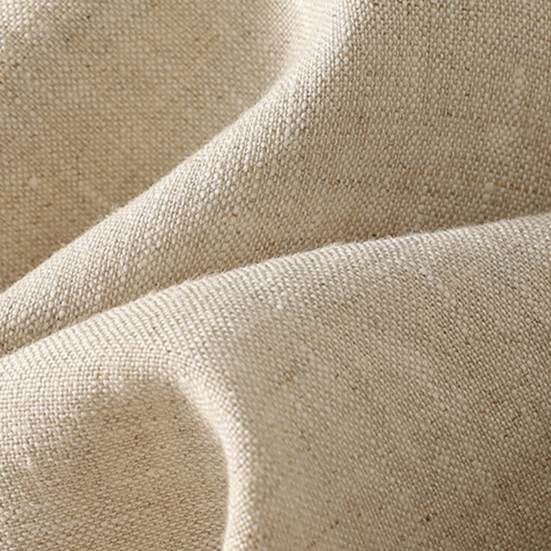 Daily Plain Simple Design Cotton Linen Women's Pants With Pockets