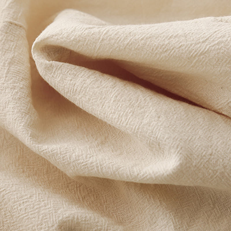 Breathable Cotton Linen Tapered Mindful Movement Pants