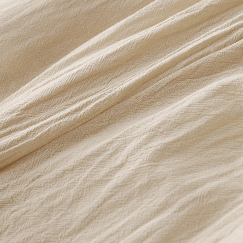 Breathable Cotton Linen Tapered Mindful Movement Pants