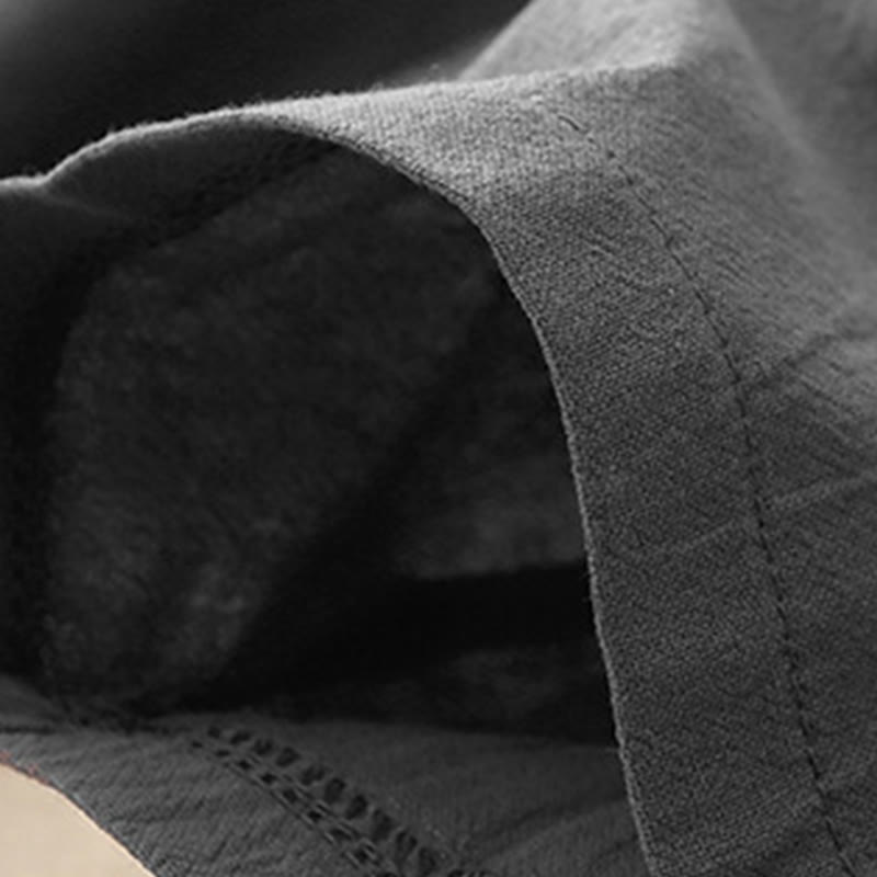 Breathable Cotton Linen Tapered Mindful Movement Pants