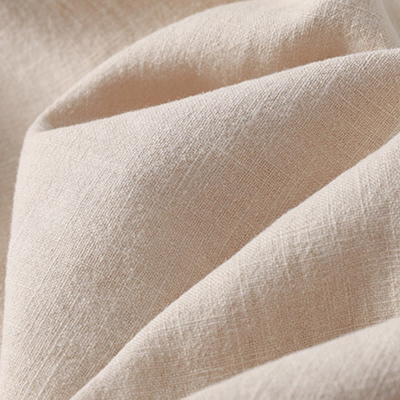 Breathable Cotton Linen Tapered Mindful Movement Pants
