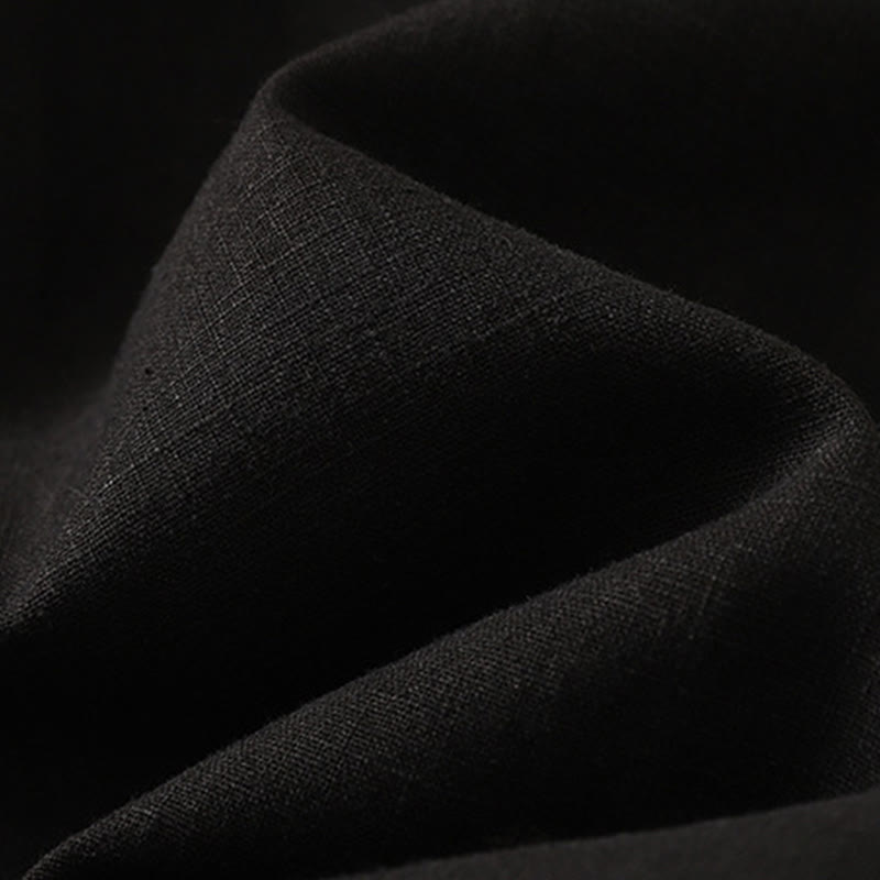 Breathable Cotton Linen Tapered Mindful Movement Pants