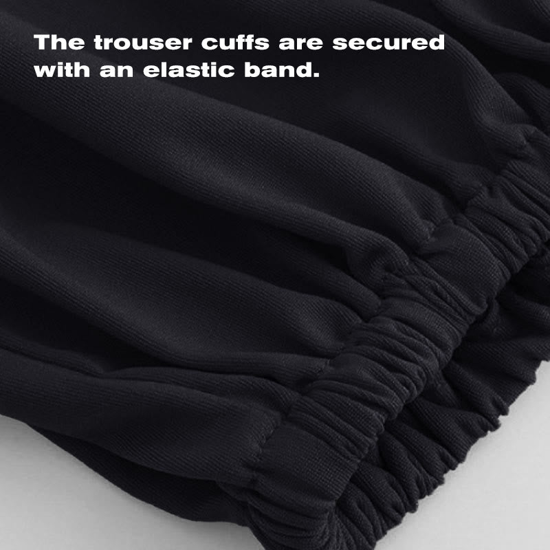 Summer Unisex Elastic Waist Tai Chi Qigong Practice Pants With Pockets