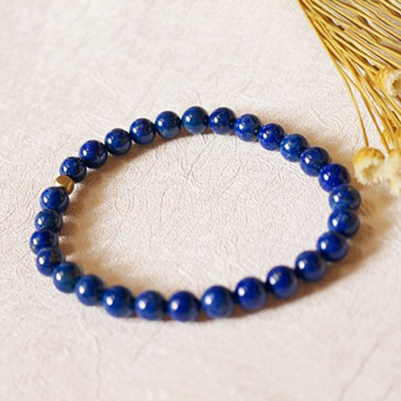 4mm Ultra-thin Lazurite Beads Self Care Bracelet