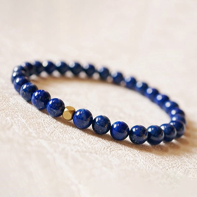 4mm Ultra-thin Lazurite Beads Self Care Bracelet