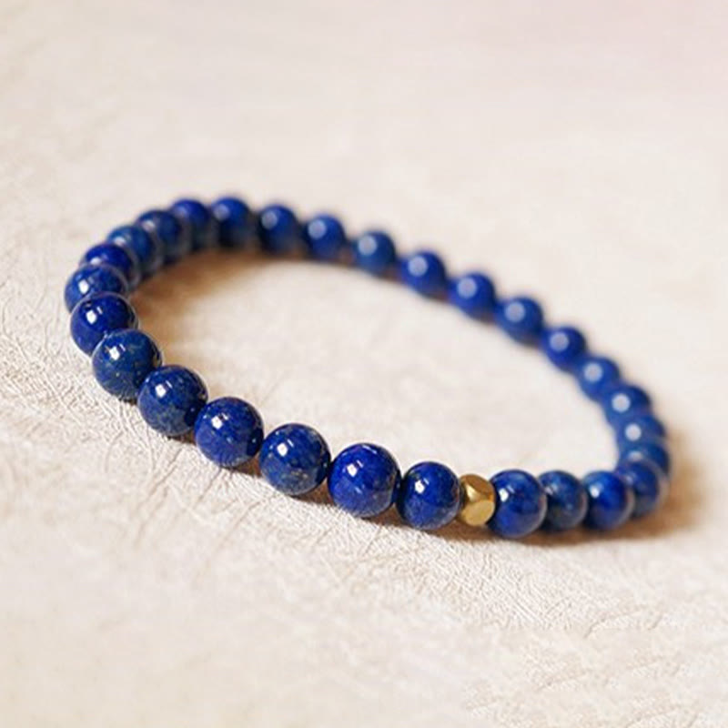 4mm Ultra-thin Lazurite Beads Self Care Bracelet