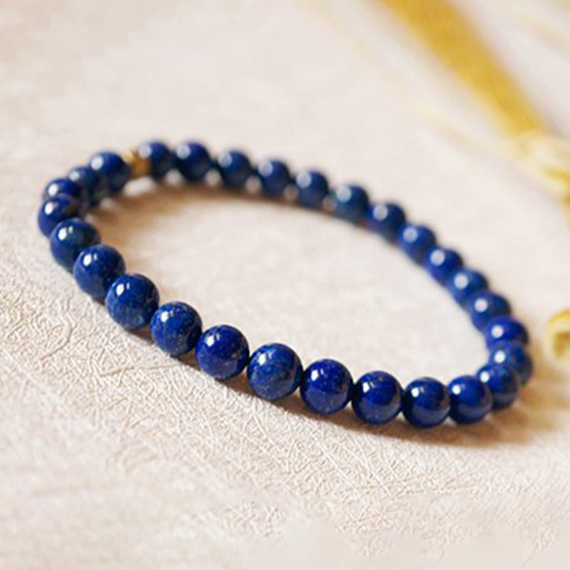 4mm Ultra-thin Lazurite Beads Self Care Bracelet