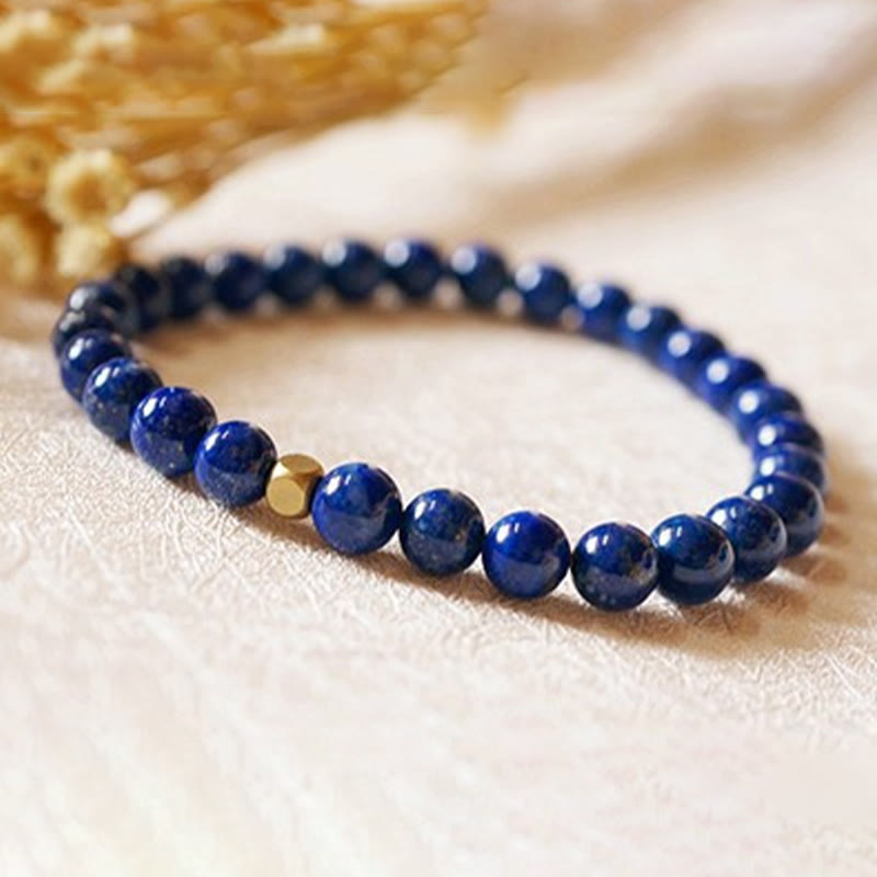 4mm Ultra-thin Lazurite Beads Self Care Bracelet