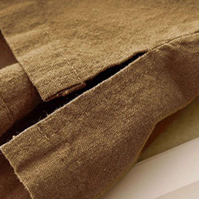 Tactile Cotton Linen Minimalist Grounding T-Shirt