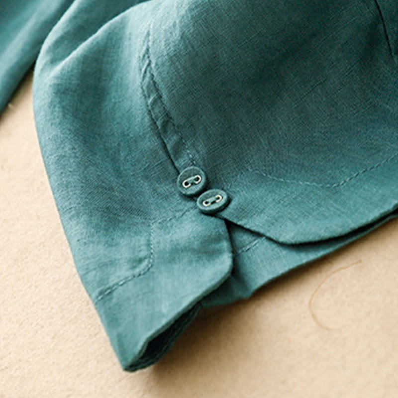 Breathable Cotton Linen Tapered Meditation Harem Pants
