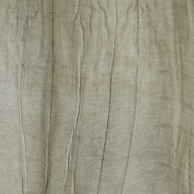 Cotton Linen Sleeveless Minimalist Meditation Vest