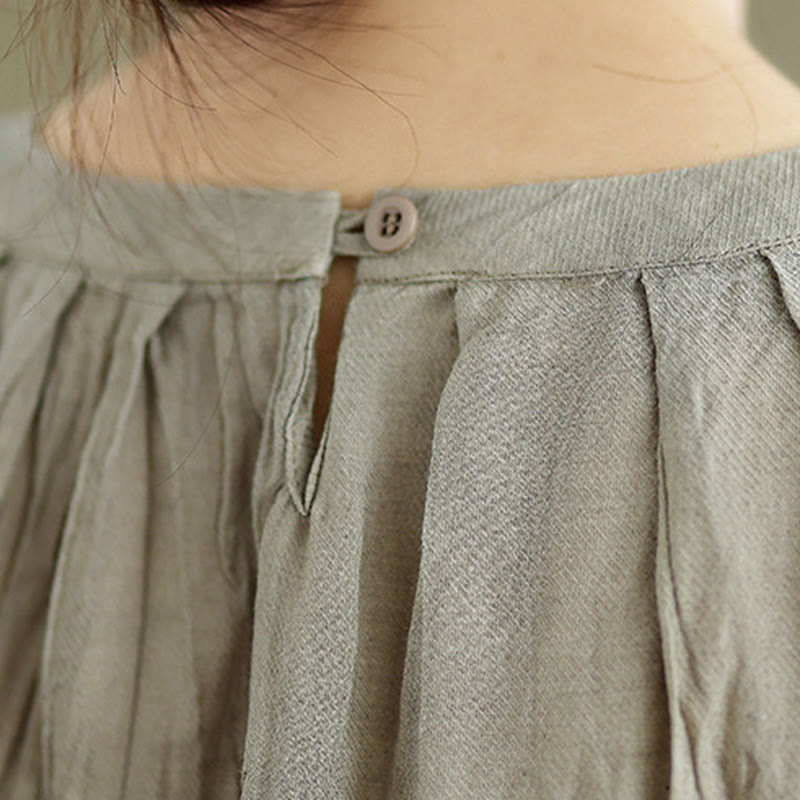 Cotton Linen Sleeveless Minimalist Meditation Vest