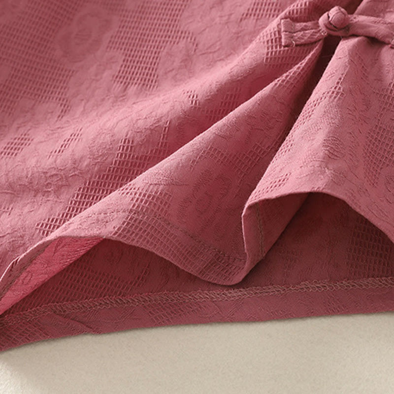 Tactile Cotton Linen Sleeveless Mindful Meditation Vest