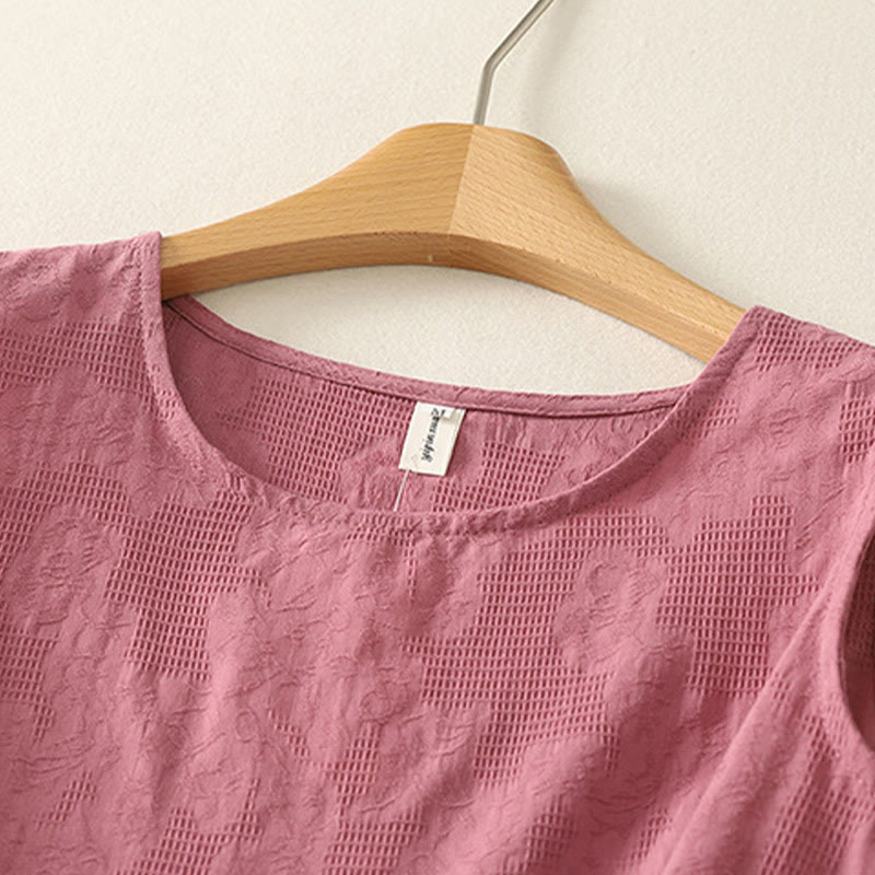 Tactile Cotton Linen Sleeveless Mindful Meditation Vest