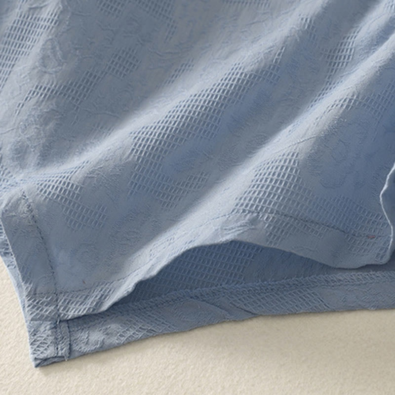 Tactile Cotton Linen Sleeveless Mindful Meditation Vest