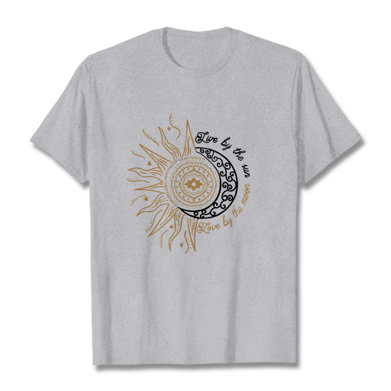 Breathable Cotton Celestial Balance Graphic T-Shirt