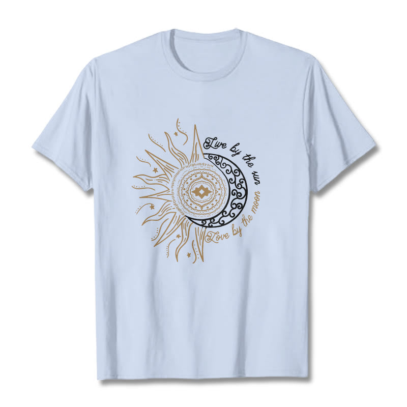 Breathable Cotton Celestial Balance Graphic T-Shirt