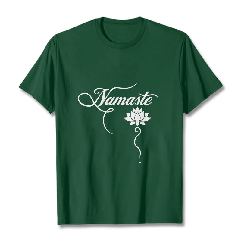 Tactile Cotton Classic Namaste Mindful T-Shirt