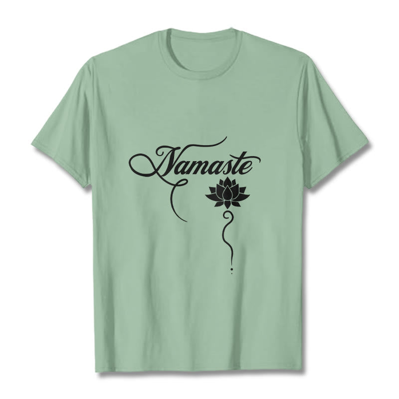 Tactile Cotton Classic Namaste Mindful T-Shirt