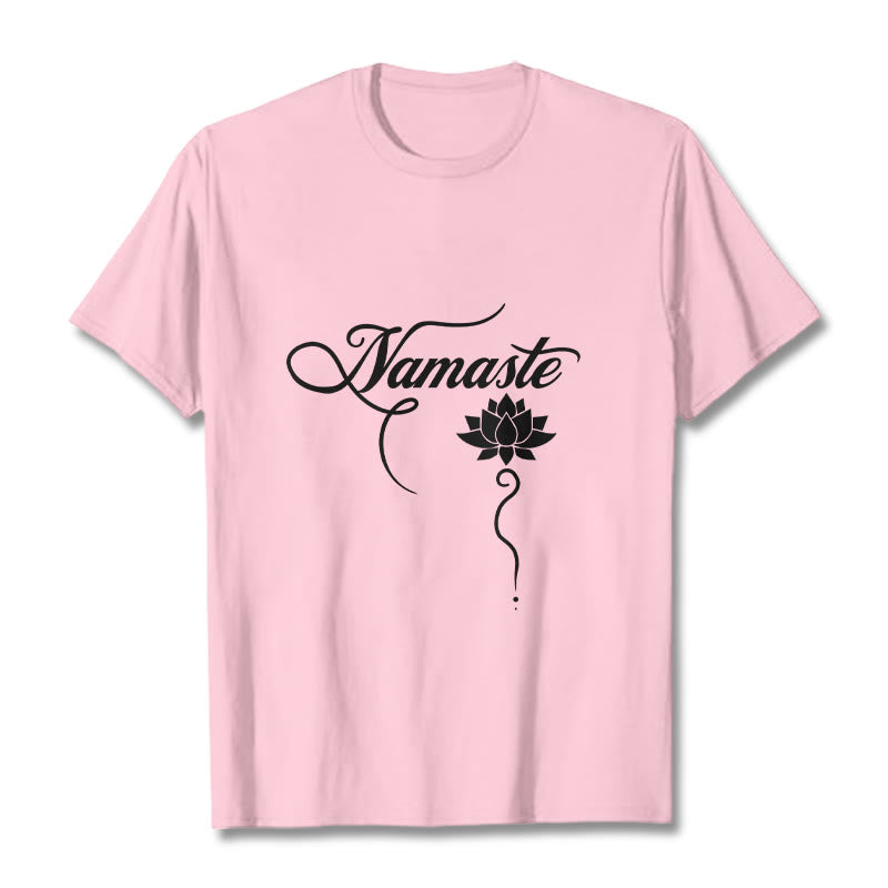 Tactile Cotton Classic Namaste Mindful T-Shirt