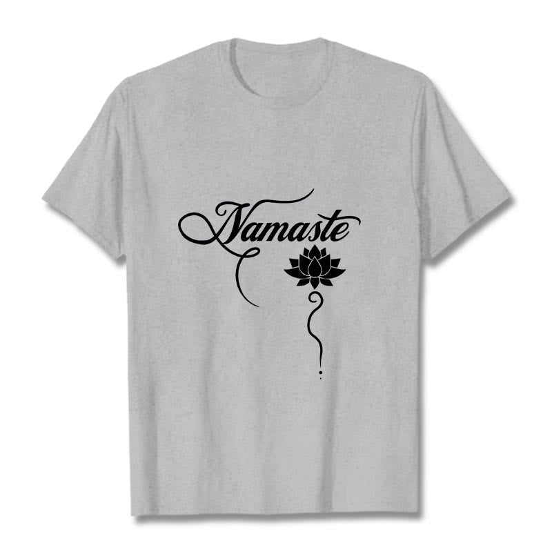 Tactile Cotton Classic Namaste Mindful T-Shirt