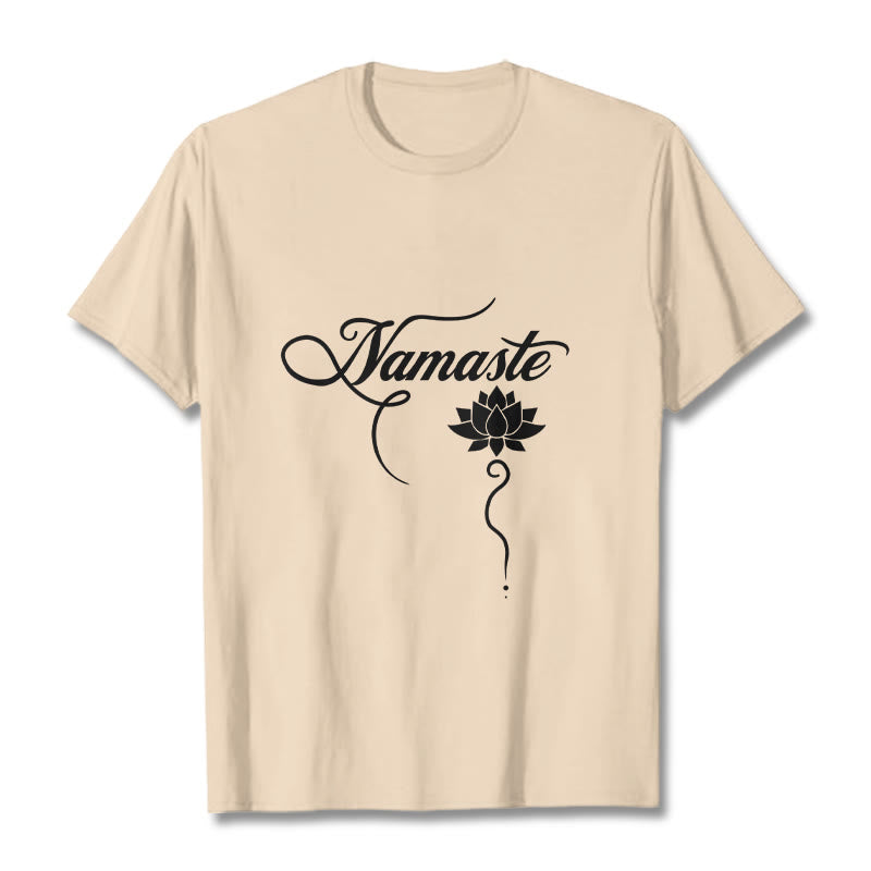 Tactile Cotton Classic Namaste Mindful T-Shirt