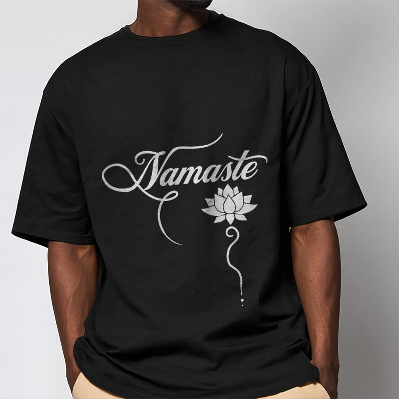 Tactile Cotton Classic Namaste Mindful T-Shirt