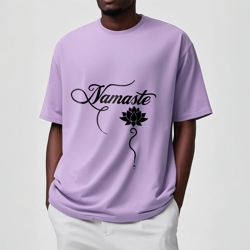 Tactile Cotton Classic Namaste Mindful T-Shirt