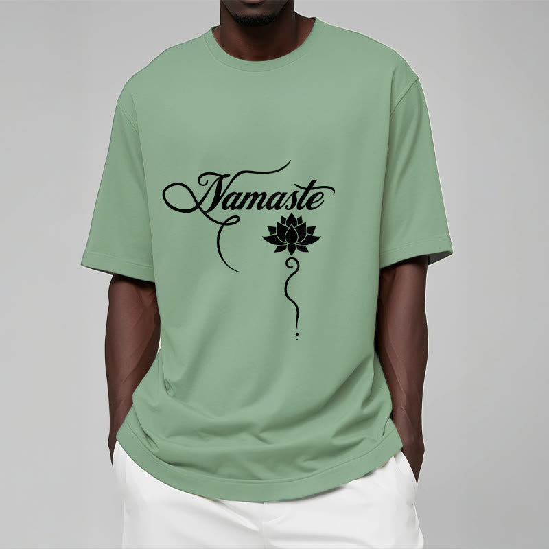 Tactile Cotton Classic Namaste Mindful T-Shirt