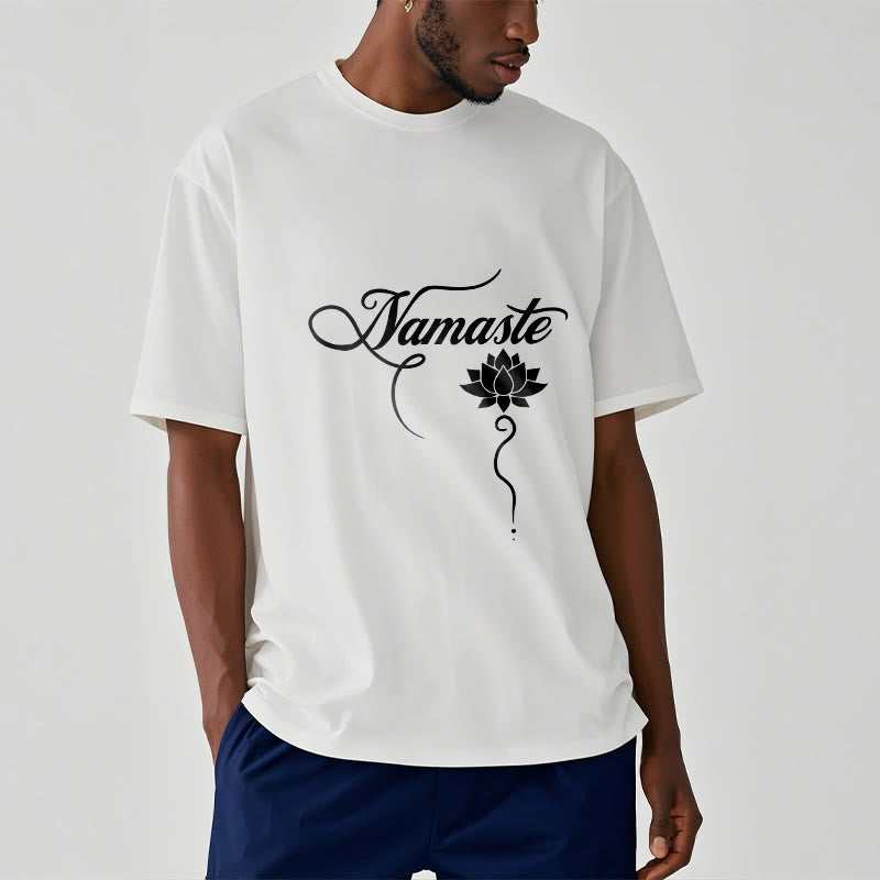 Tactile Cotton Classic Namaste Mindful T-Shirt
